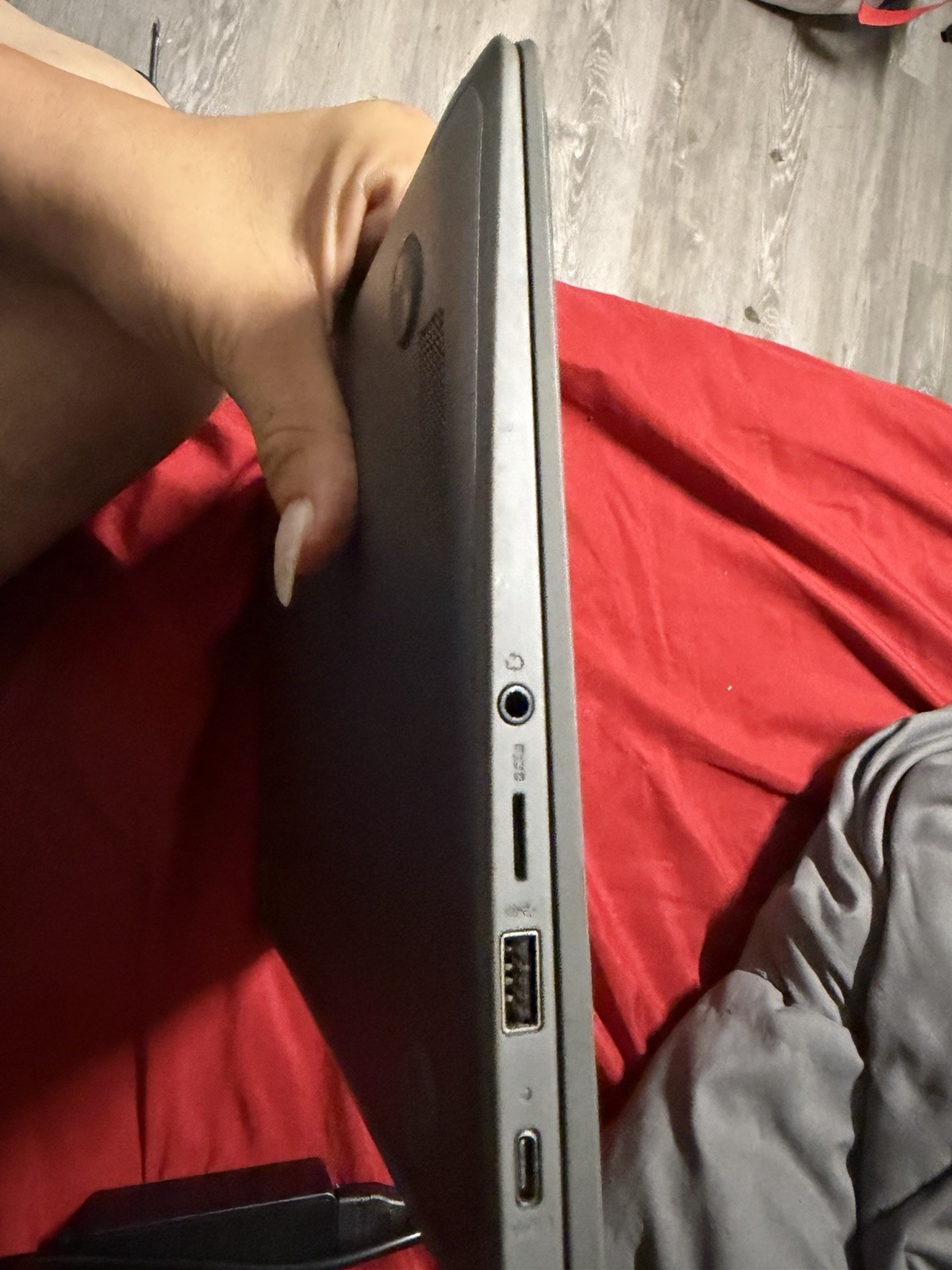 HP Chromebook 14 in Gray Laptop Intel Chrome OS Built-in Webcam