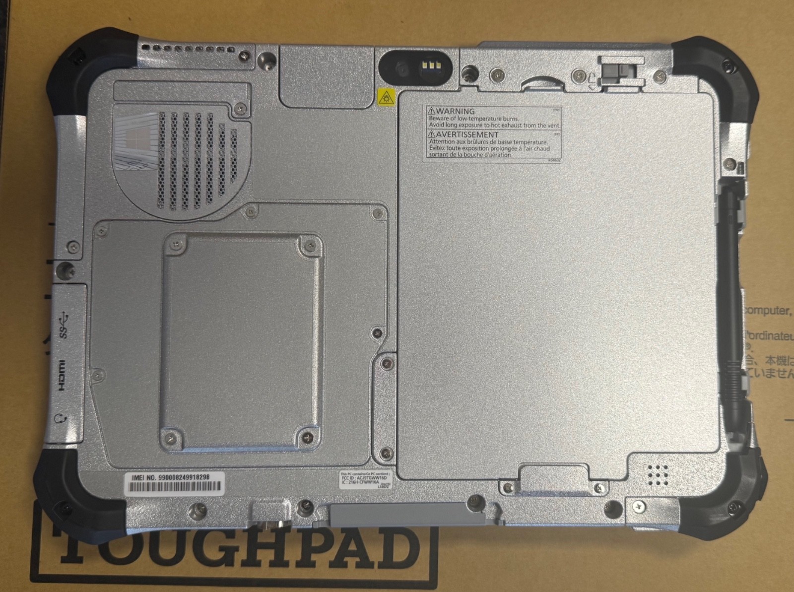 Panasonic Toughpad FZ-G1U1586VM Rugged Tablet 10.1″ i5-7300U 8GB 256GB SSD LTE