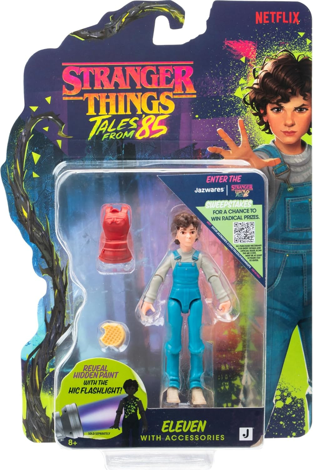 Stranger Things Tales from ‘85 Eleven 4″ Figure w/ Backpack & Waffle Accessories