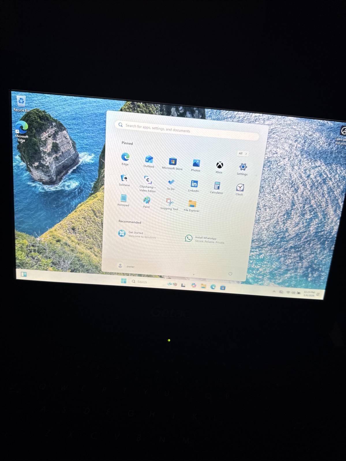 GETAC S410 Laptop i5-6200U 8GB 128GB HDD TOUCH WIN11