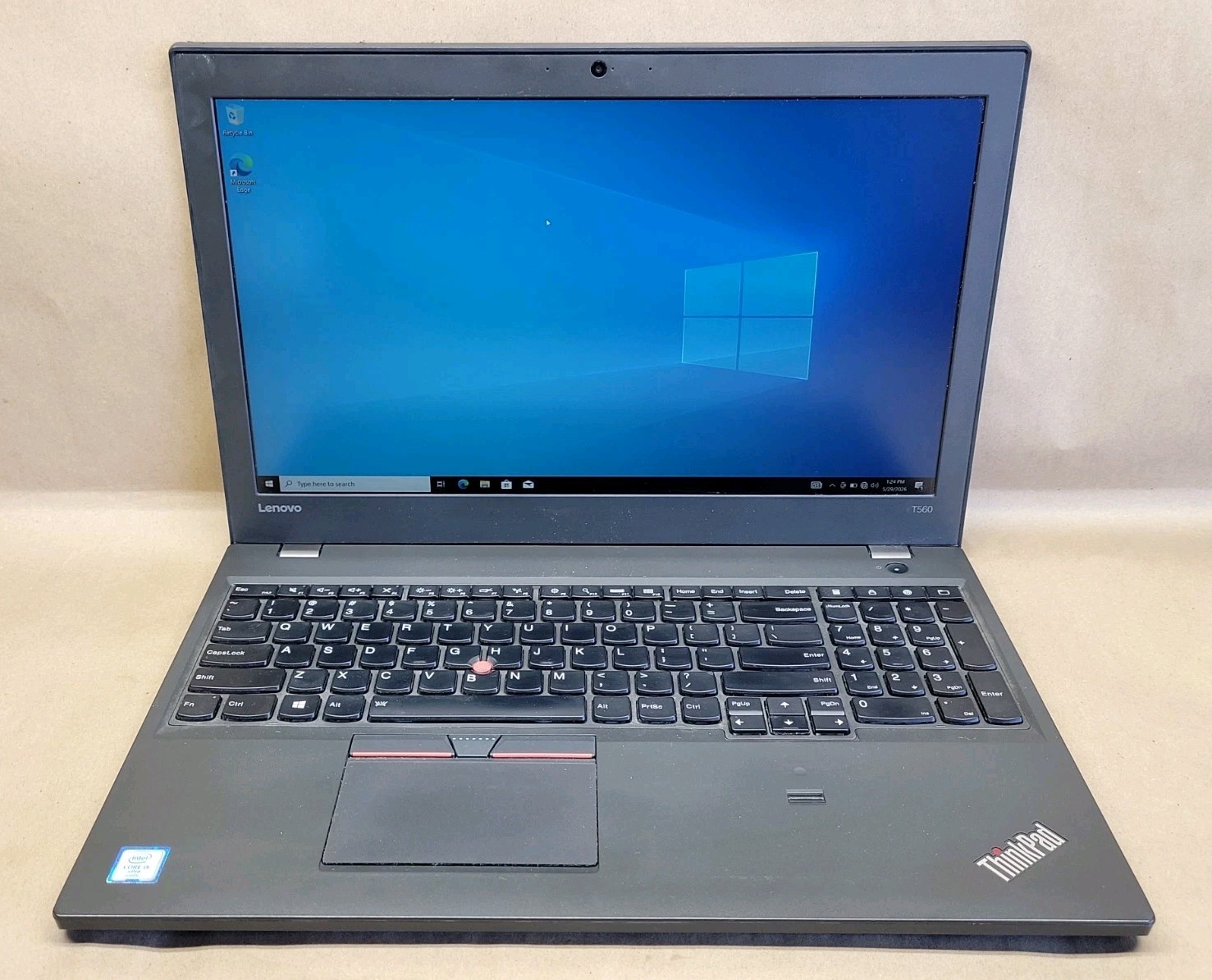 Lenovo ThinkPad T560, Intel Core i5-6300U @ 2.4GHz, 8GB RAM, 256GB SSD, W10P