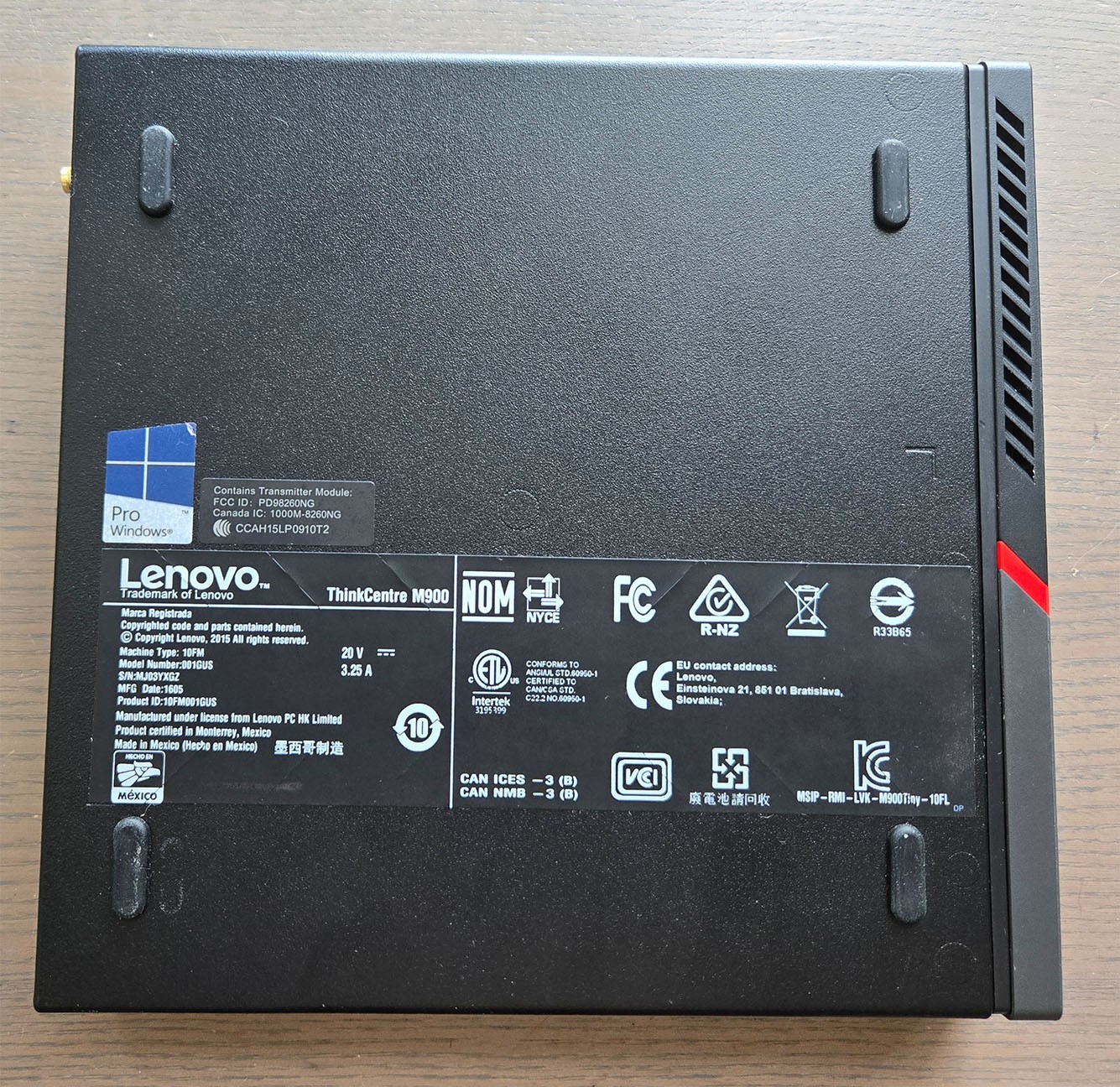 LENOVO THINKCENTRE M900 i7-6700T 2.80GHz 8GB 128GB SSD WIN 11 PRO