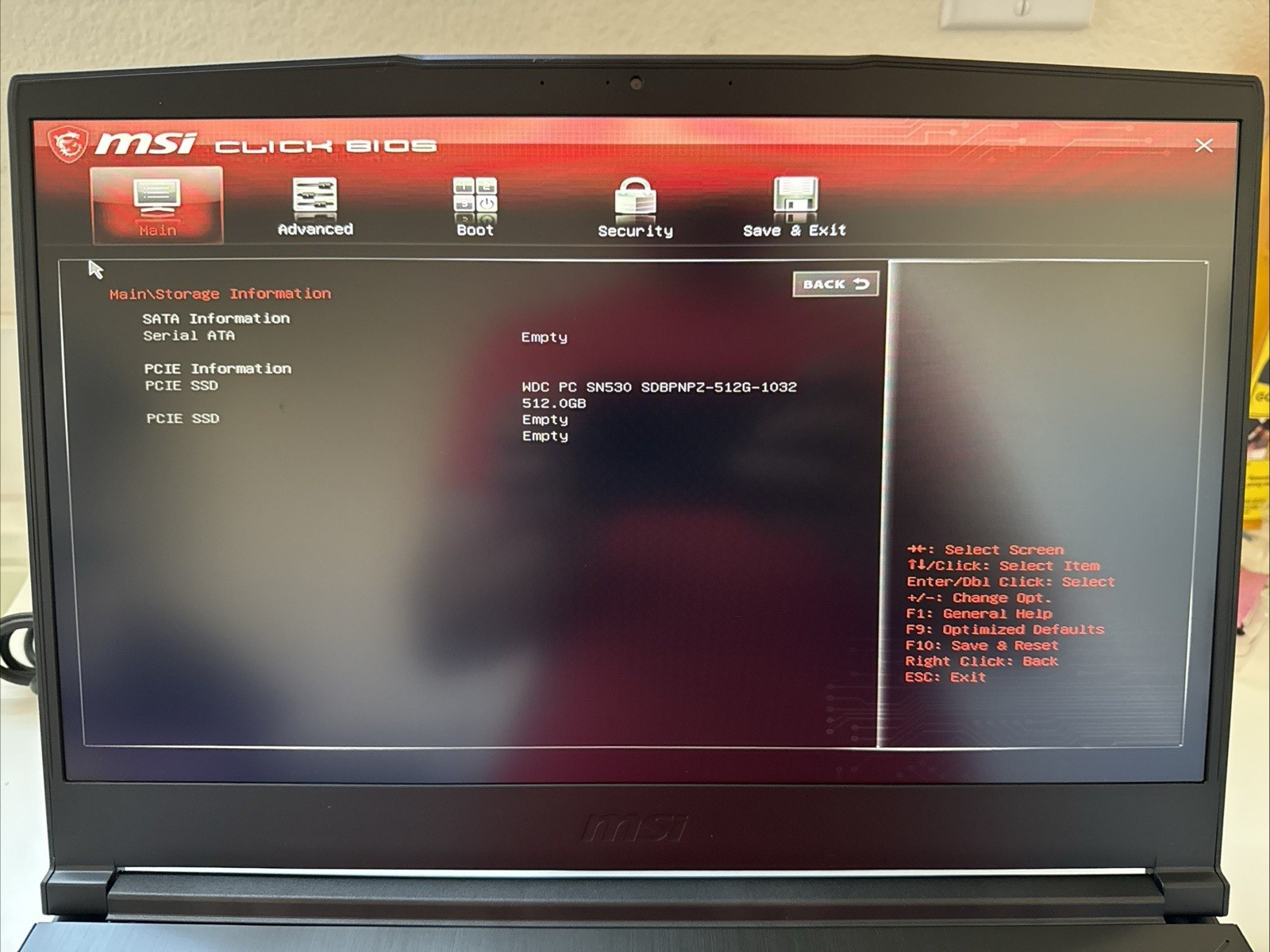 MSI GF65 THIN 10SDR-458 15.6” 512GB SSD, Intel Core i7-10750H, 2.60GHz, 8GB, W11