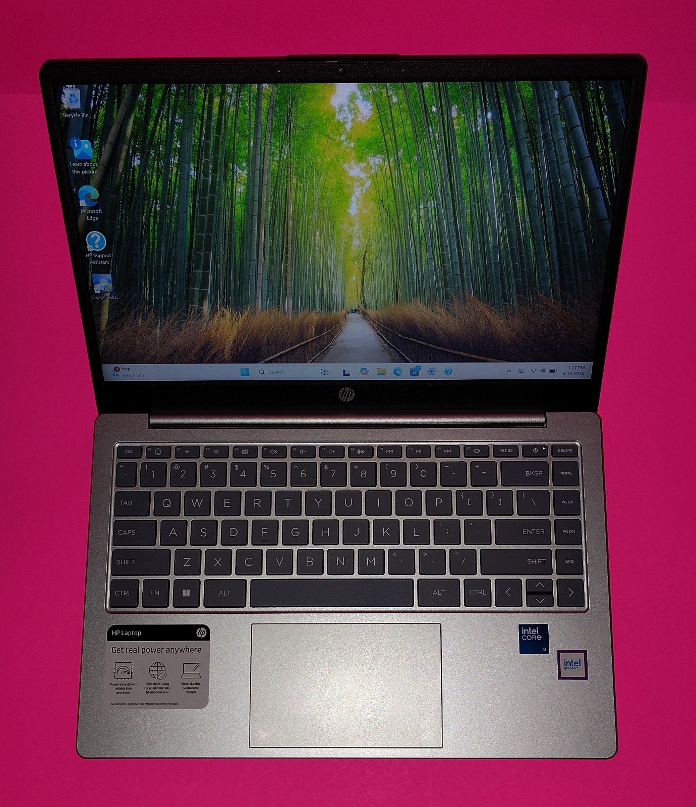 Mint HP 14″ FHD Laptop Intel Core 3 100U 6-Core 12GB RAM 512GB SSD 2024 Win 11