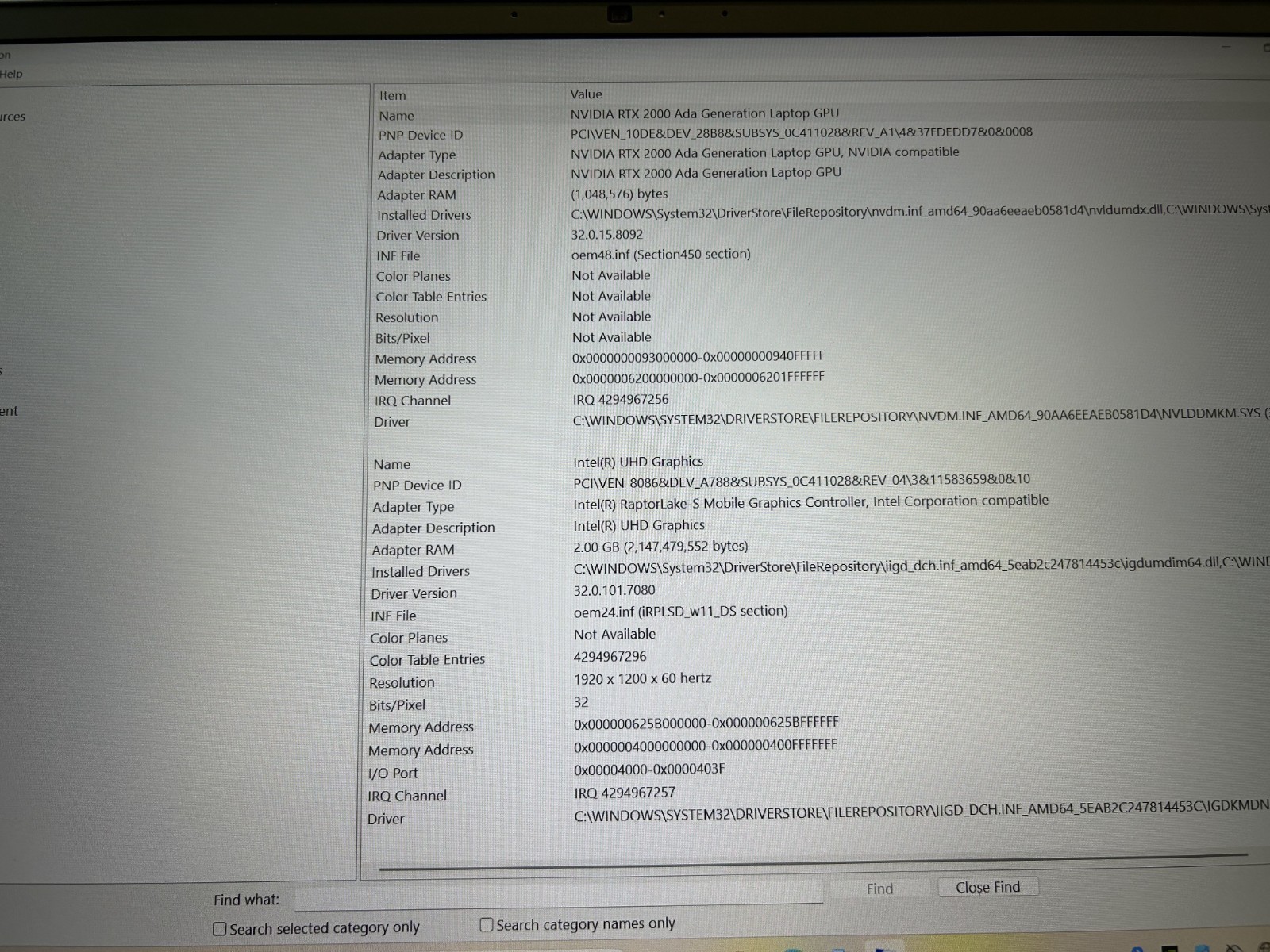 Laptop Dell Precision 7680 16″ Core i7-13850HX 32GB RAM 1TB SSD RTX 2000 Win 11