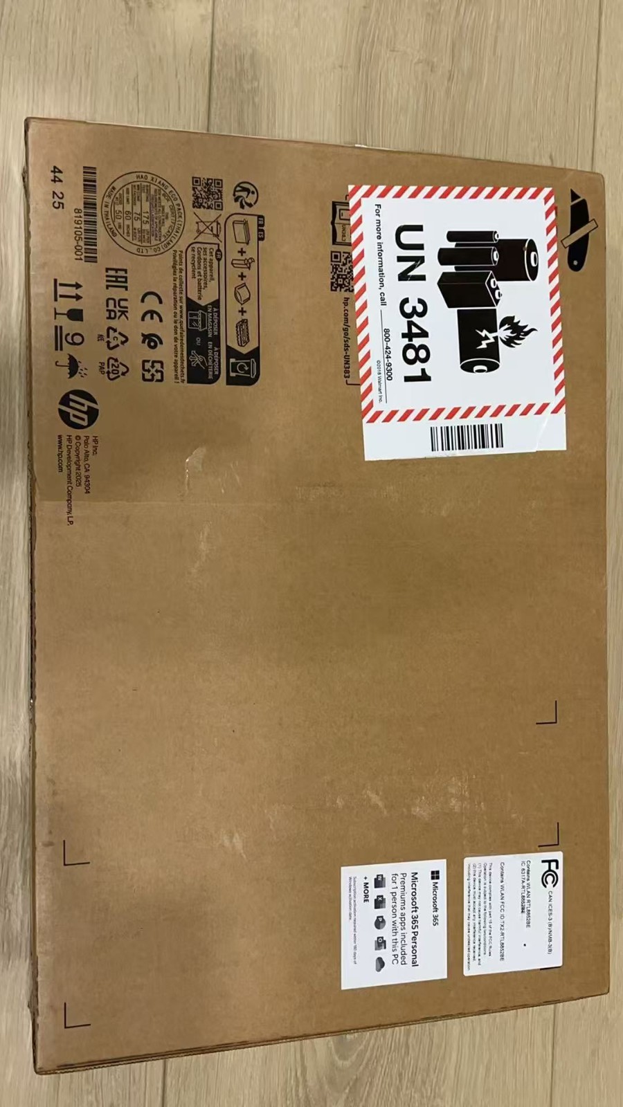 HP 14″ HD Laptop AMD Athlon 7120U 4GB RAM LPDDR5 128GB SSD New 14-em0002wm Blue