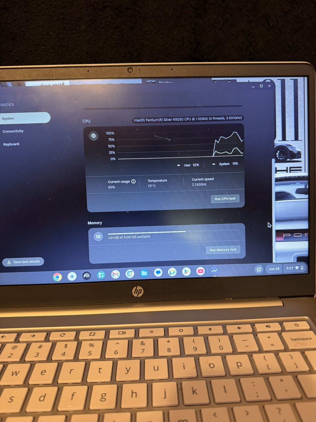 HP 14a-na0122od 14″ Intel Pentium Silver N5030 4GB RAM 64GB eMMC Chrome OS WH