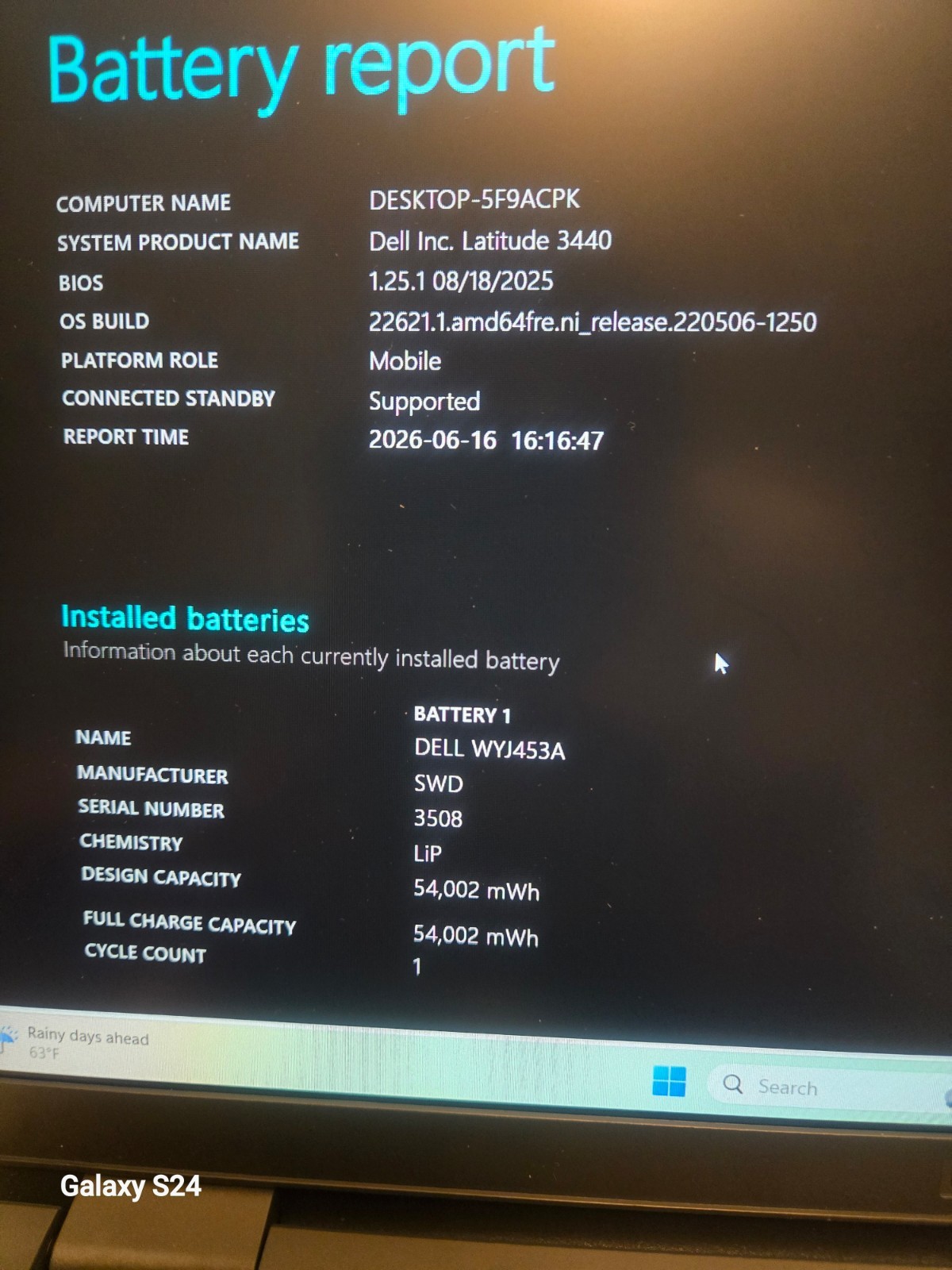 Dell Latitude 3440 Touchscreen i5-13th Gen 16GB 256GB Mvn2, Warranty 2027