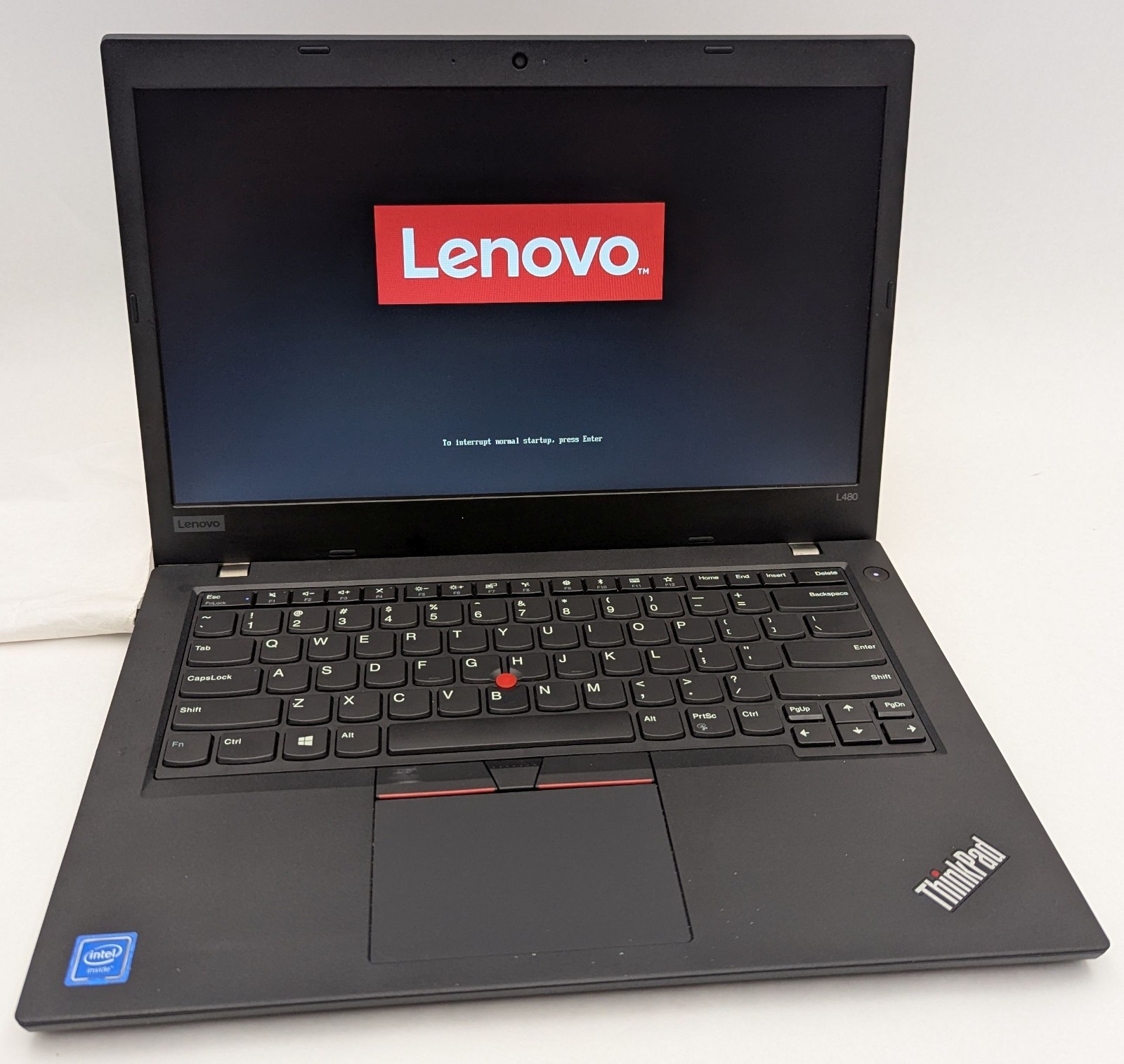 Lot of 2 Lenovo ThinkPad L480 14″ Laptop Celeron 3965U 2.20GHz 4GB *BAD KEYBOARD