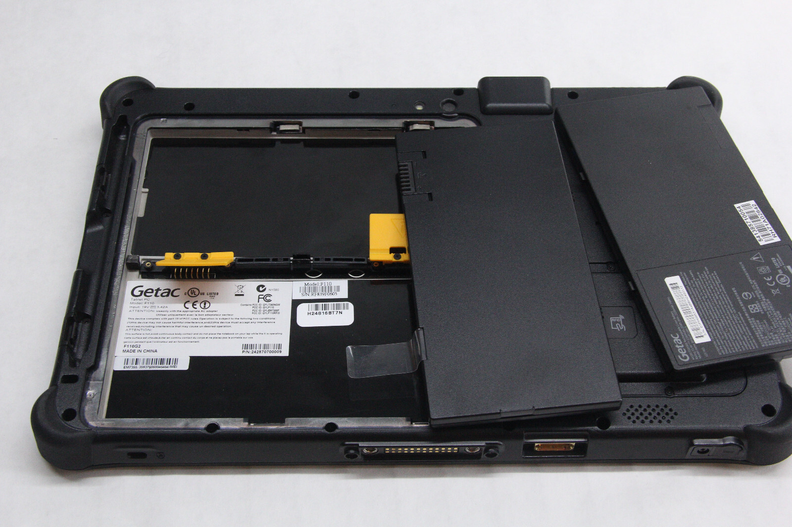 Lot of 3 Getac F110 Rugged Tablets, Two G2, One G1 -AS-IS For Parts- Read!