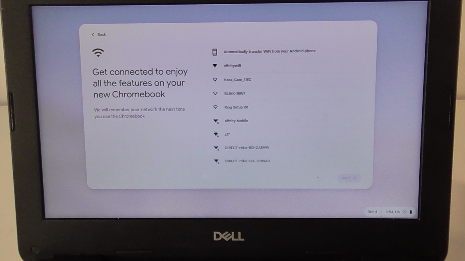 DELL CHROMEBOOK 3100 AND POWER SUPPLY –Good condition.