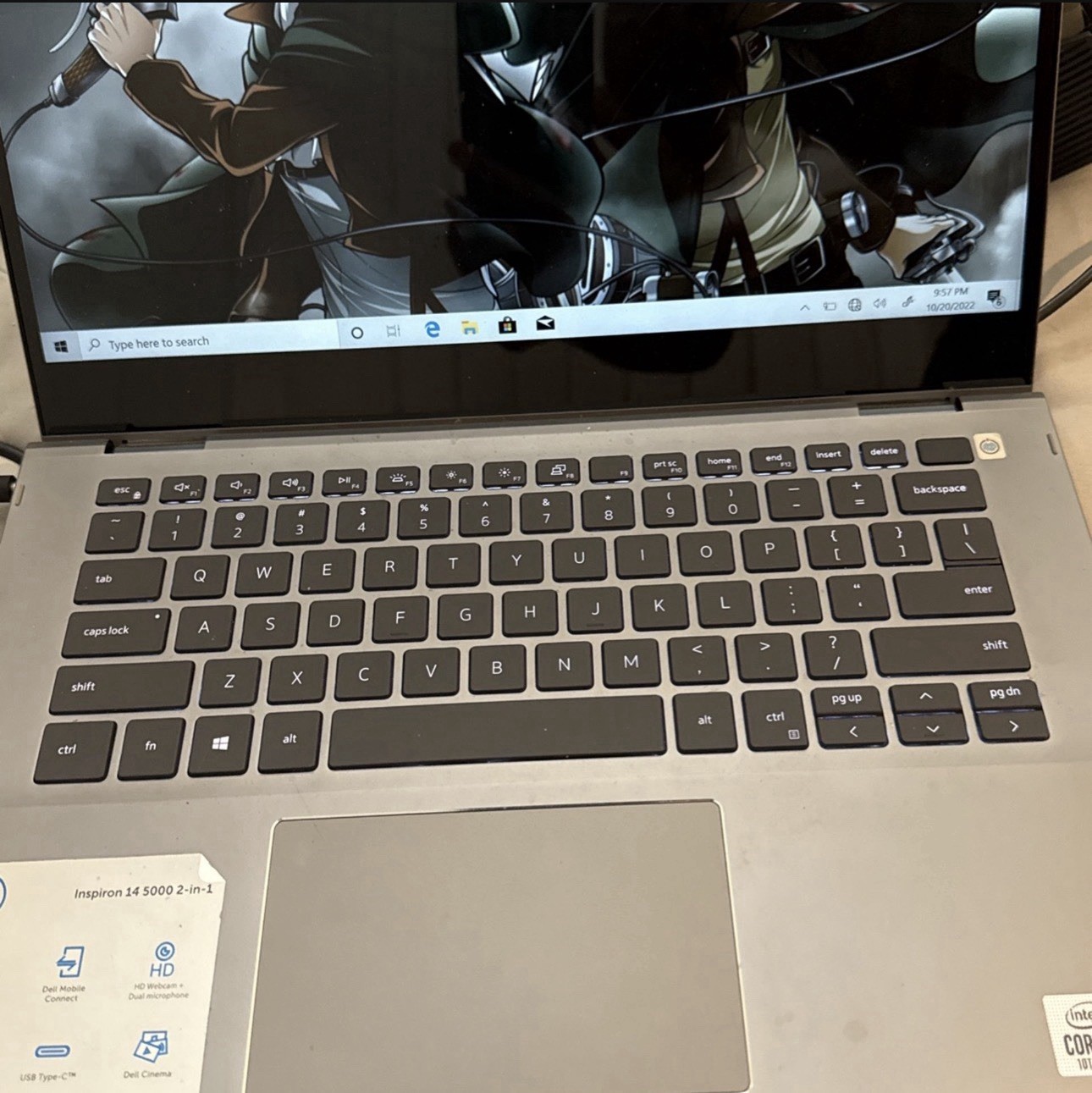 Dell Inspiron 5000 14” (256GB SSD Intel Core i3-1115G4 4.1GHz 8GB) 2-in-1…