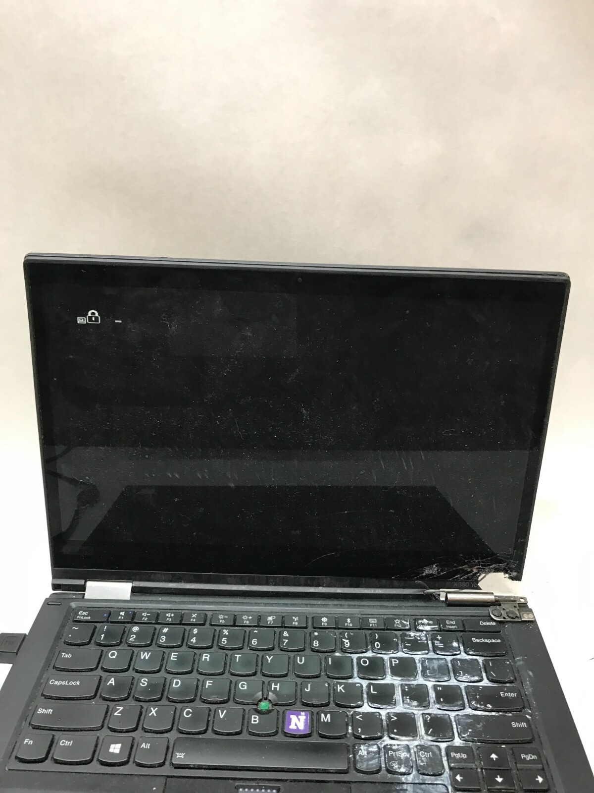Lenovo ThinkPad X380 Yoga 13″ Intel i5-8250U 8GB RAM For Parts BIOS LOCKED! – DW