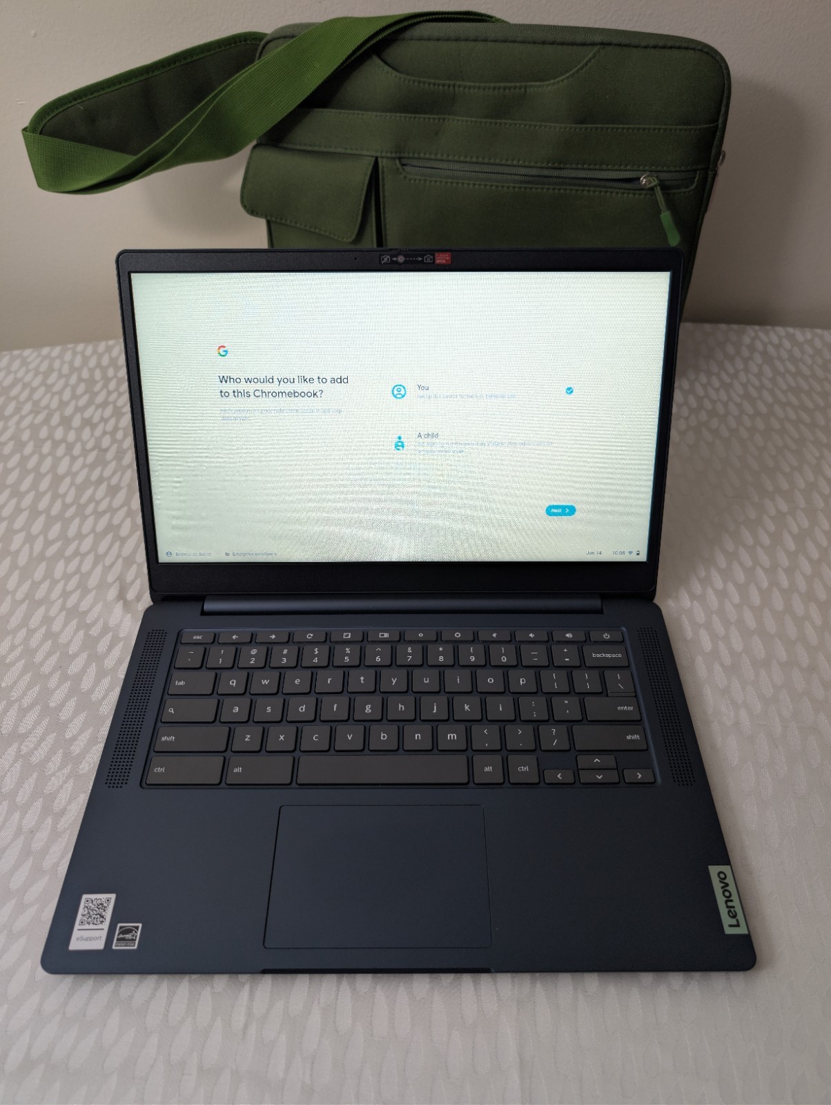 Lenovo IdeaPad 3 14M836 14″ Chromebook Type 82KN 45W USB-C Charger + Case