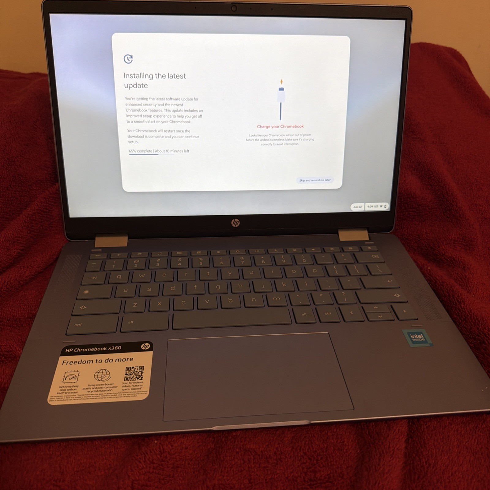 HP Chromebook x360 14b-cd0130wm 14″ Touch Intel N100 4GB 64GB UFS ChromeOS