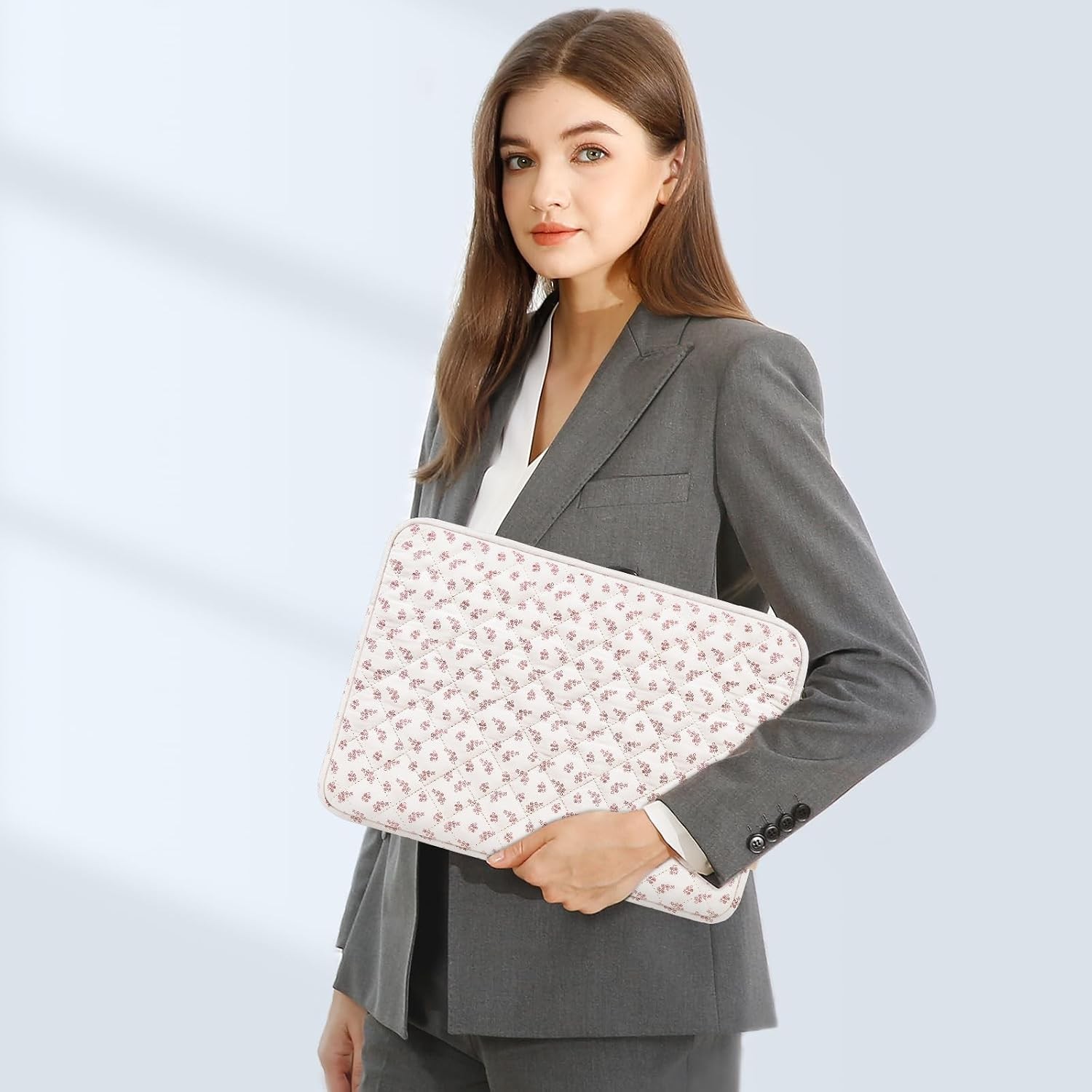 Puffy Laptop Sleeve Bag for 13-14 inch Laptops, Compatible with MacBook Air, Pin