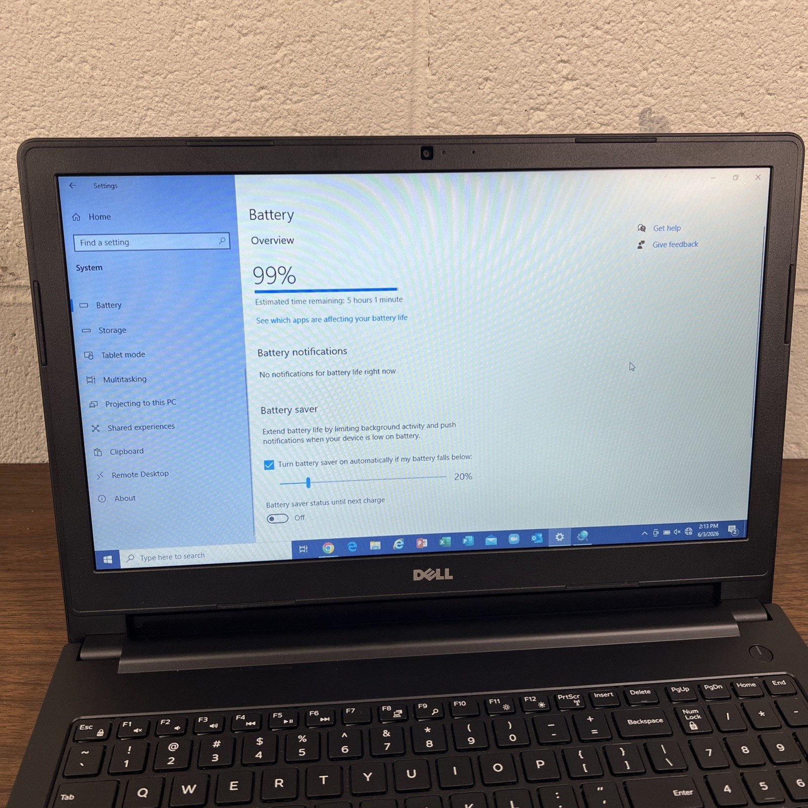 DELL LATITUDE 3560 INTEL CELERON 3215U – 4GB RAM – 500GB STORAGE – WINDOWS 10