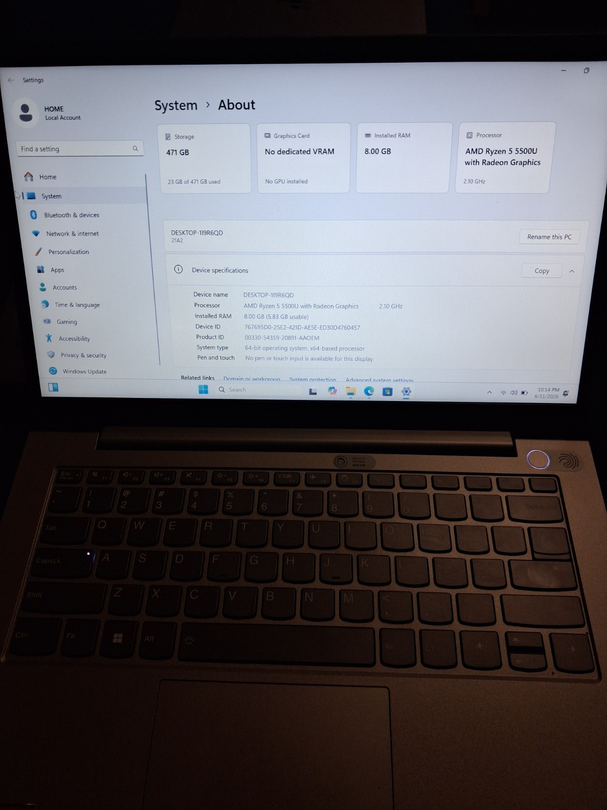 Lenovo ThinkBook 14 G3 ACL