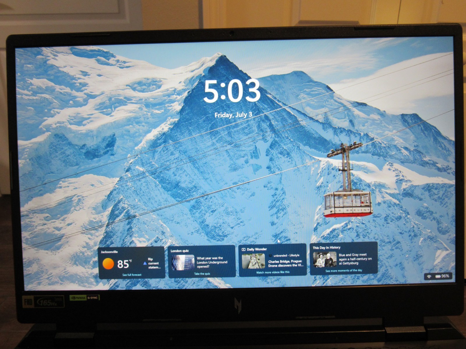 Acer Nitro 17 AN17-42-R9TH 17″ 165Hz GSYNC Ryzen 7 8845HS RTX 4060 24GB RAM 1TB