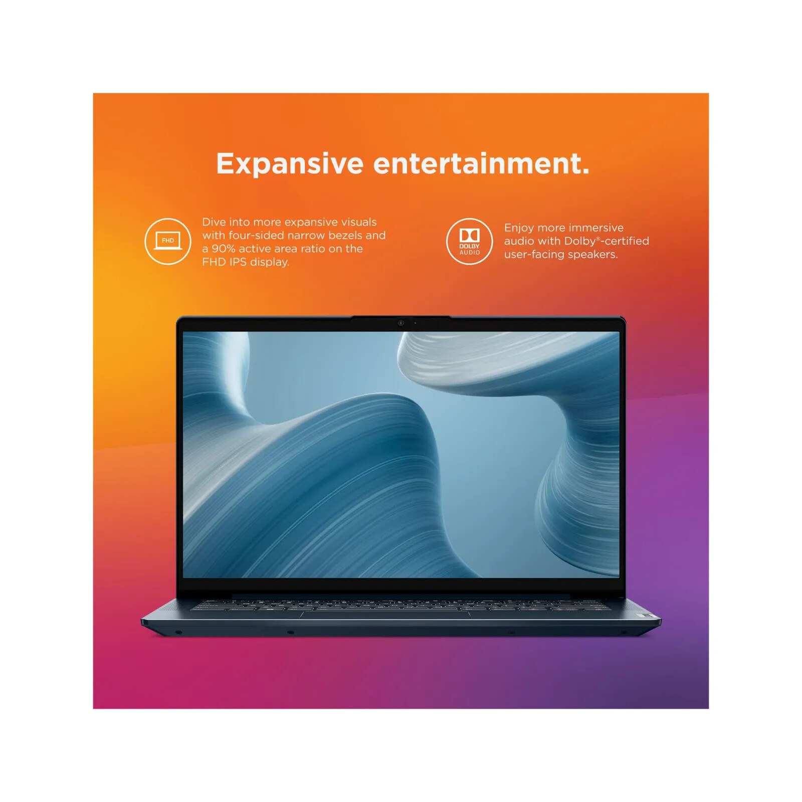 New Lenovo IdeaPad 5i 14” FHD Laptop Intel i5-1135G7 2.4GHz 8GB 256GB SSD W11