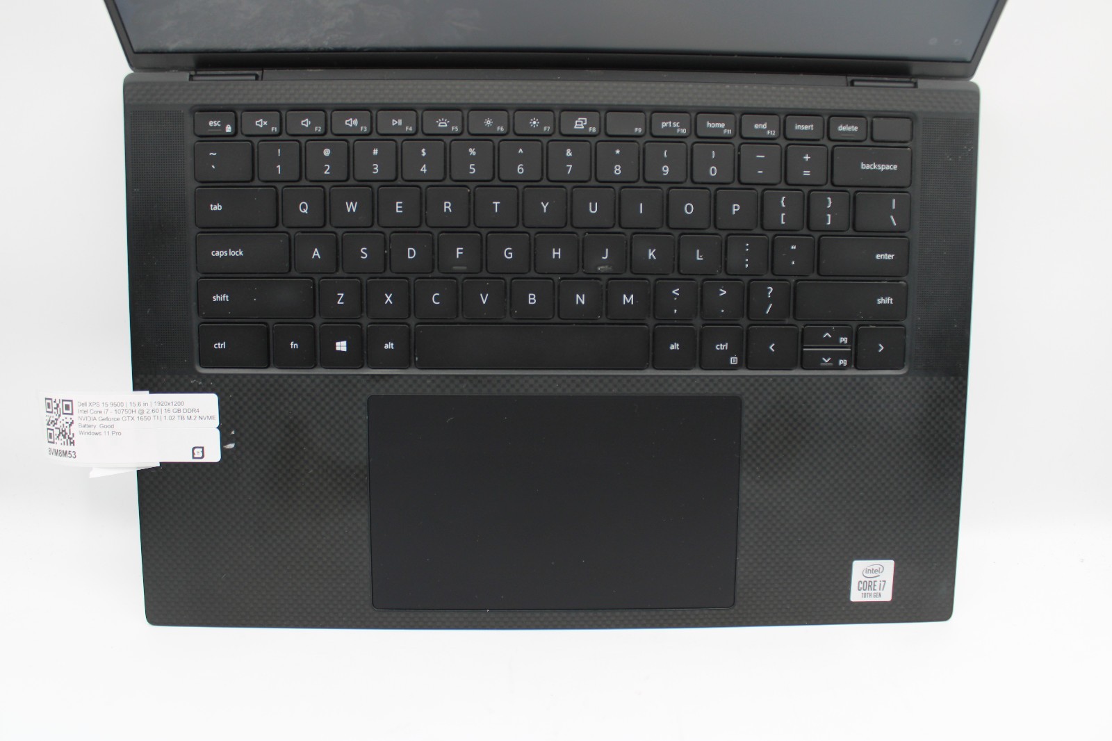 Dell XPS 15 9500 i7-10875H @ 2.6 GHz 16GB RAM 1 TB SSD GTX 1650 Ti W11Pro