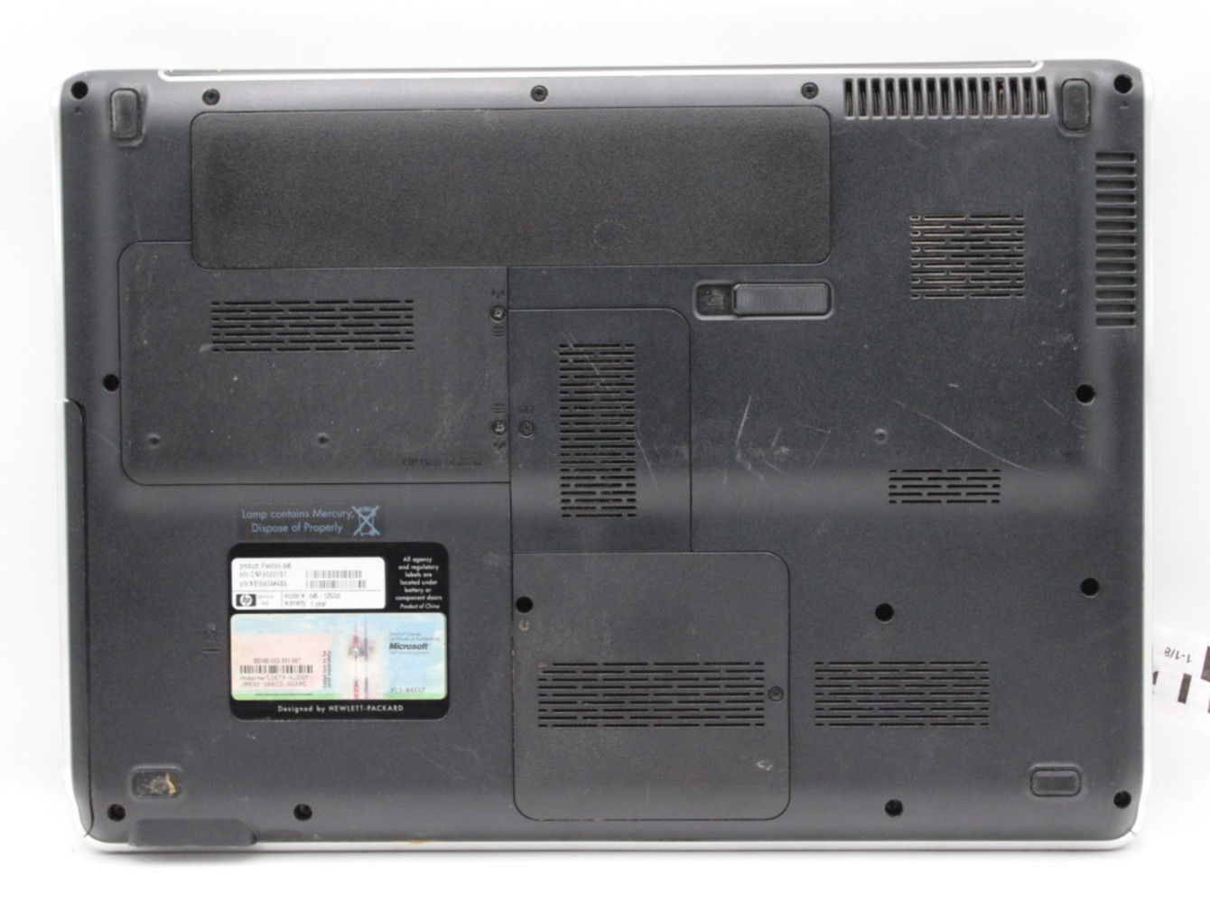 HP Pavilion Dv5 2Duo-P7550@2.26GHz 4GB DDR2 NO STORAGE OR OS *USED/TESTED*