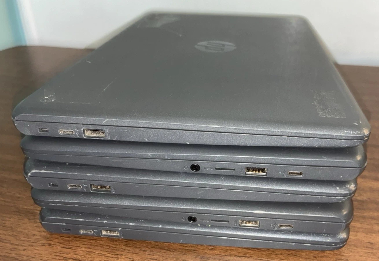 Lot of 5 HP G5 14 Chromebook N3350 1.10Hz 16GB 4GB Webcam