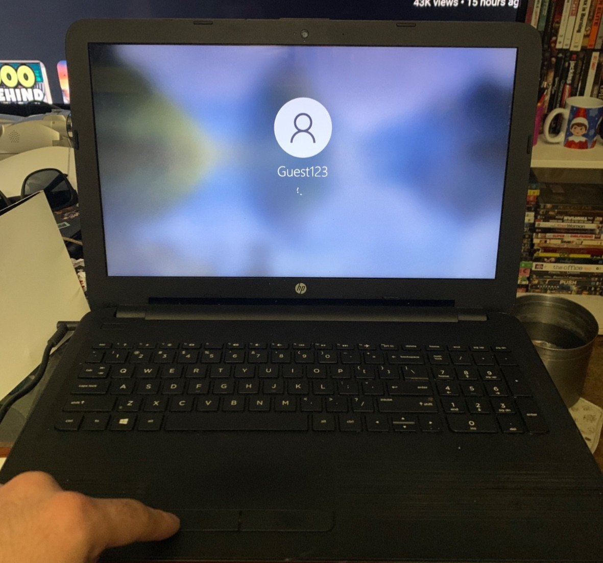 HP RTL8188EE Laptop 15.6 – works ! has guest sign in only . sold as is