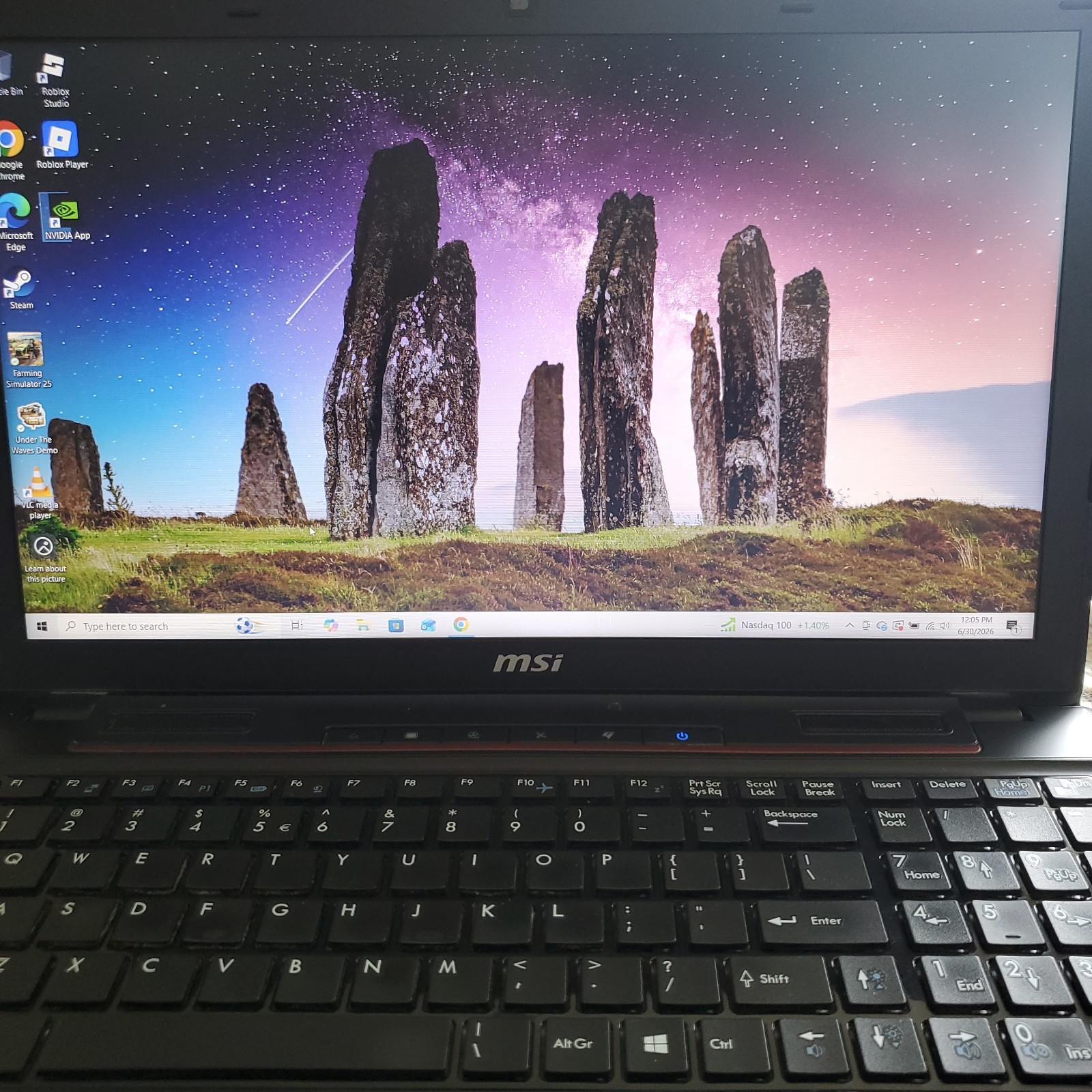 Msi MS-16GH 8gb 256gb Nvidia 940m Trackpad Not Responsive – Excellent Condition