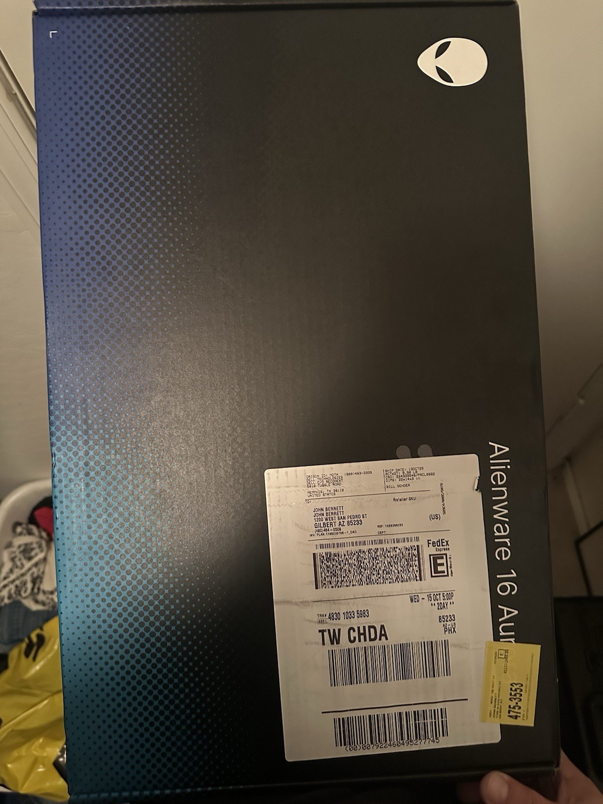 Brand new Alienware 16 aurora gaming laptop ac16250 (NEVER OPENED)