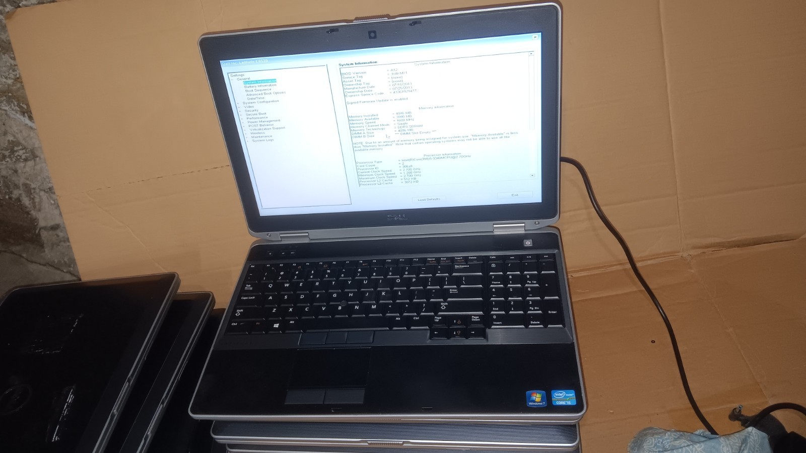 Lot of 9 Dell Latitude E6530, E6520, E5530 Laptops Core i5, 15.6″ LCD Screen P/R