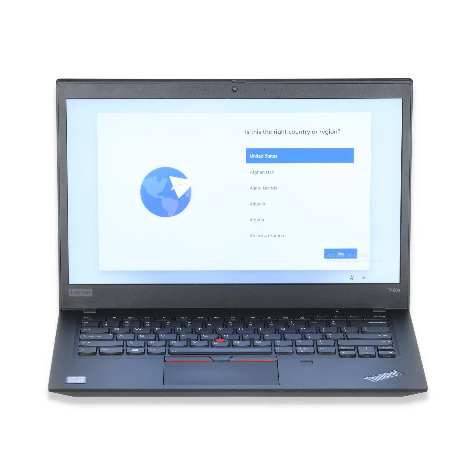 Lenovo ThinkPad T490s 14” FHD Laptop Intel i5-8365U 8GB RAM 256GB SSD Win 11 Pro