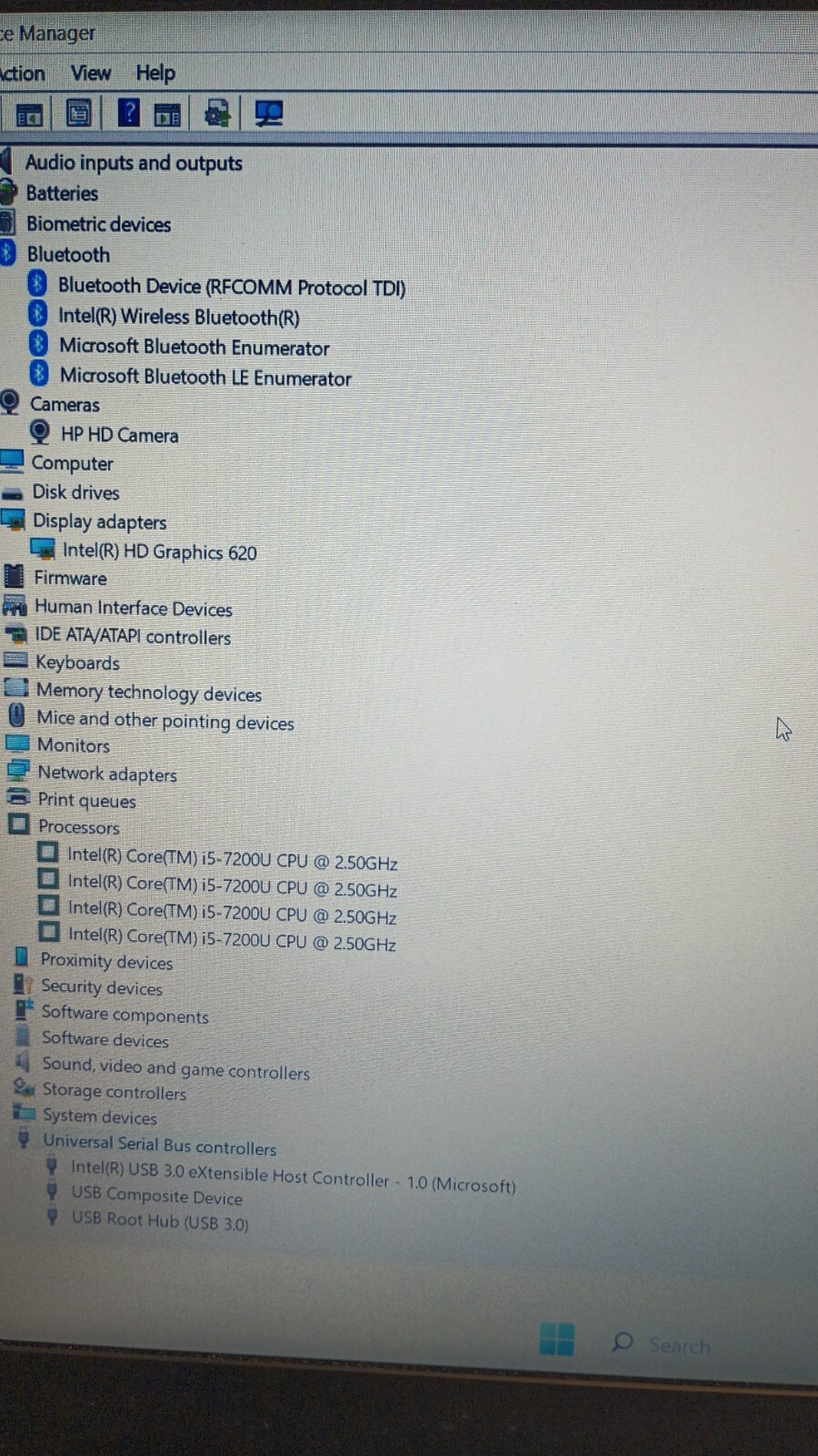 EliteBook 850 G4(12268-45)w/charger.i5-7200U.8GB.256GB SDD.15.6″FHD.W11