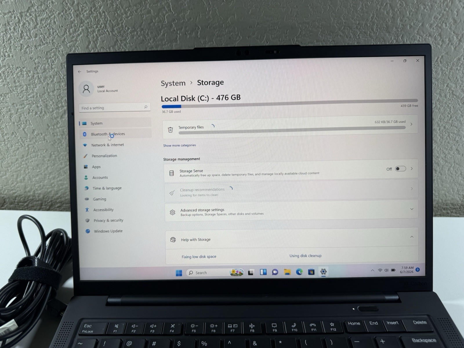 Lenovo Thinkpad X1 Carbon 11th Gen 14″ i7-1365u 16GB 512GB NVME WIN 11 FHD