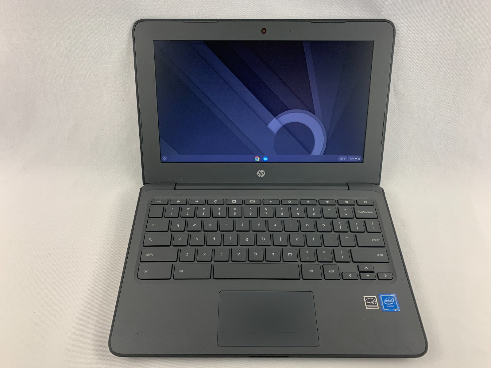 HP Chromebook 11 G6 EE, Intel Celeron N3350 2.4GHz, 4GB RAM, 92% Battery