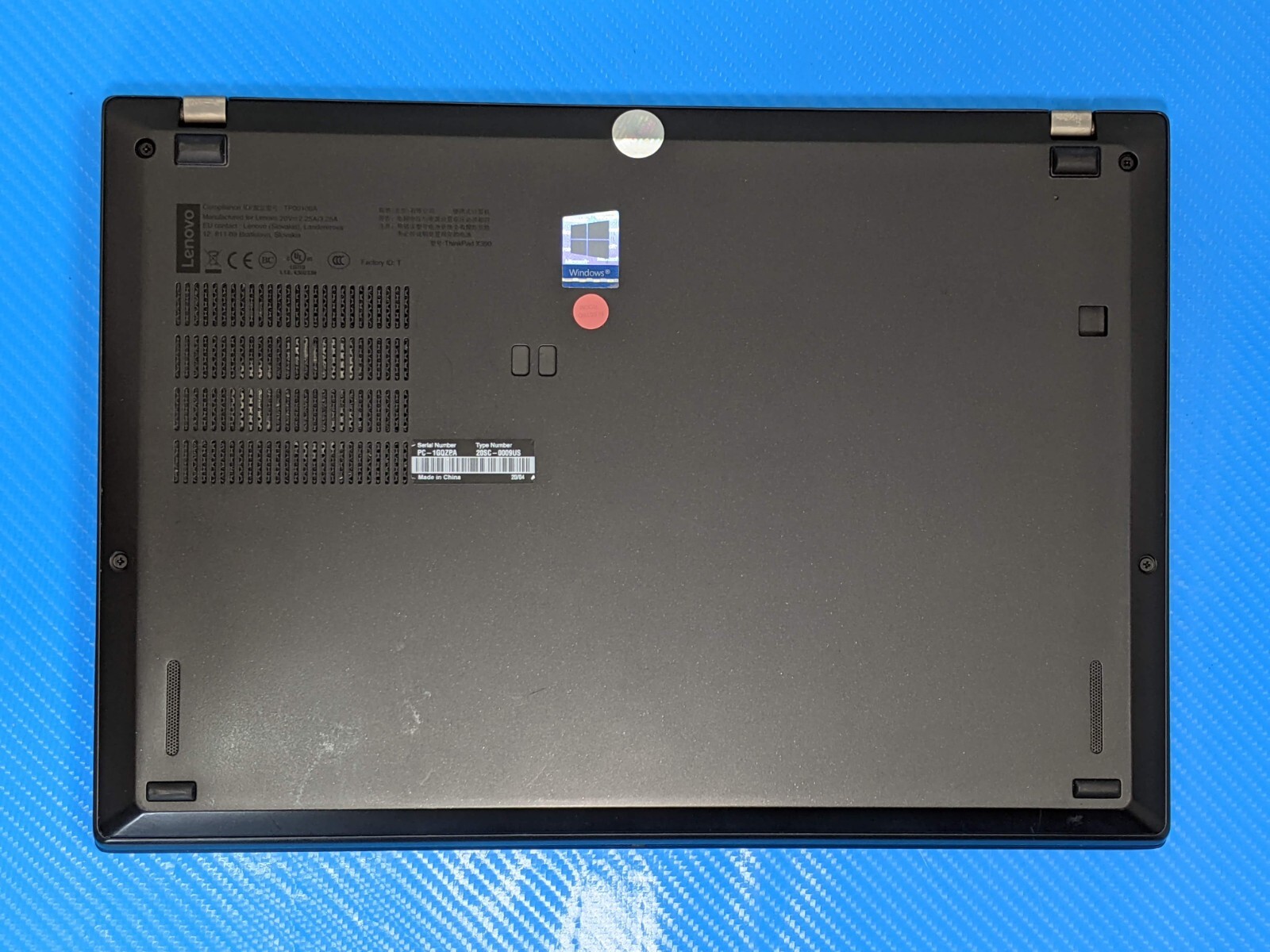 Lenovo ThinkPad X390 13.3″FHD i5-10210U 1.6GHz 8GB 256GB SSD Win 11 Pro +Charger