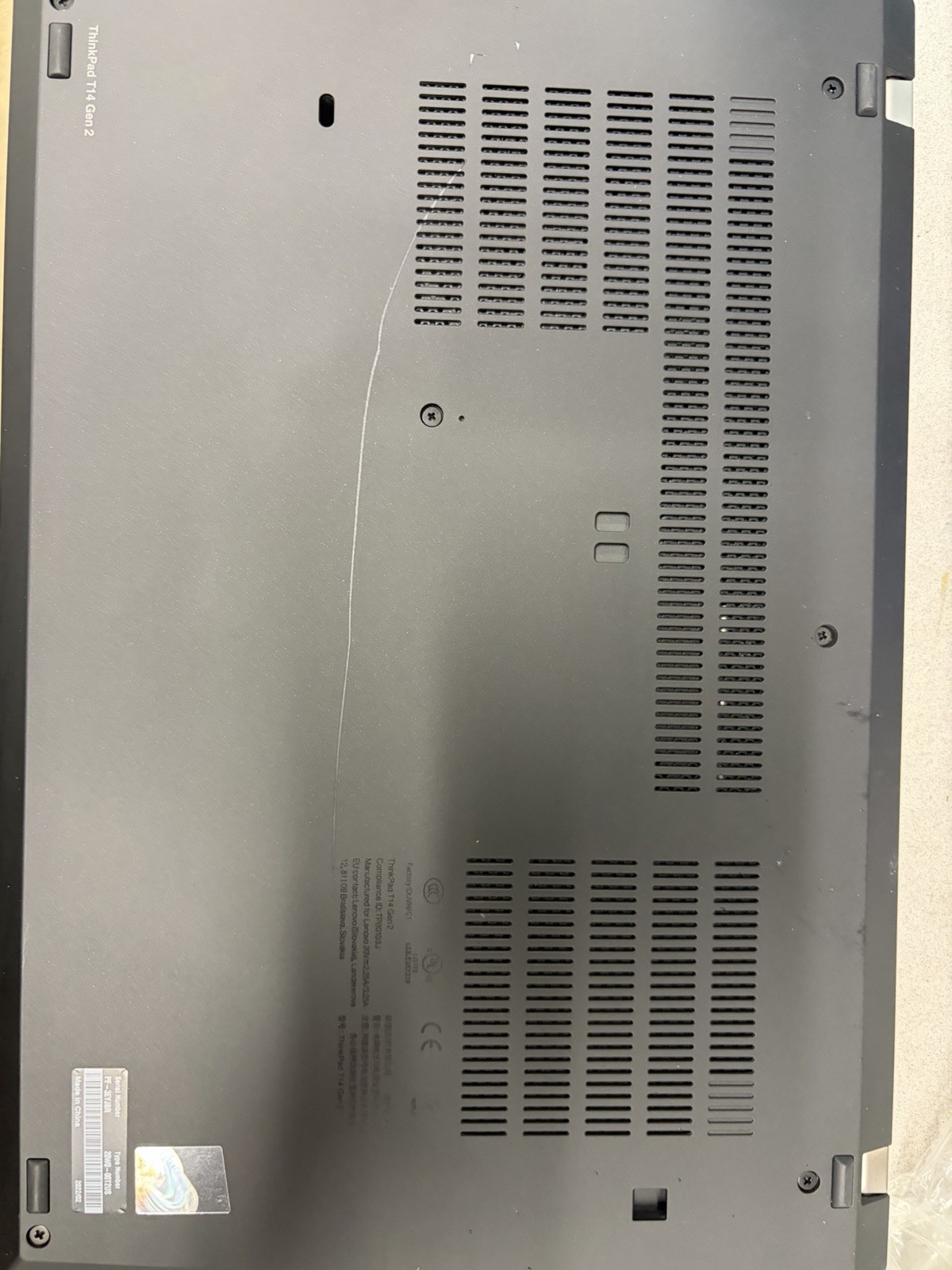 Lenovo Think T14 Gen 2 14″ 5-1135G7 2.4GHz 16GB 512GB Black – Never Deployed