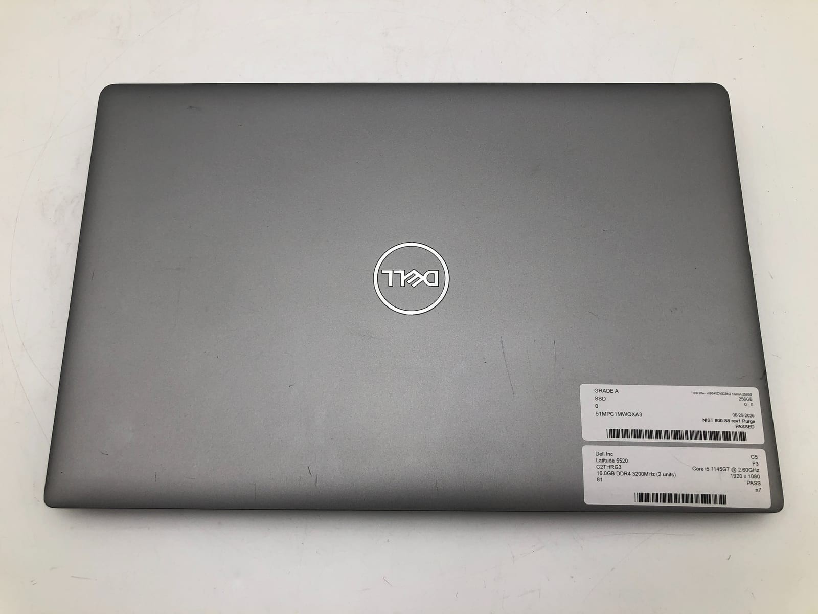 Dell | Latitude 5520 | i5-1145G7 | 16GB | 256GB NVMe | Win 11 Pro | 81% Battery