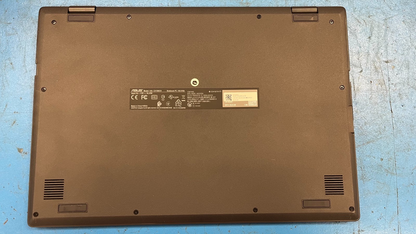 ASUS CX15 CX1500CKA-WB84F s3nxcvusr0u0136 (Grade F)