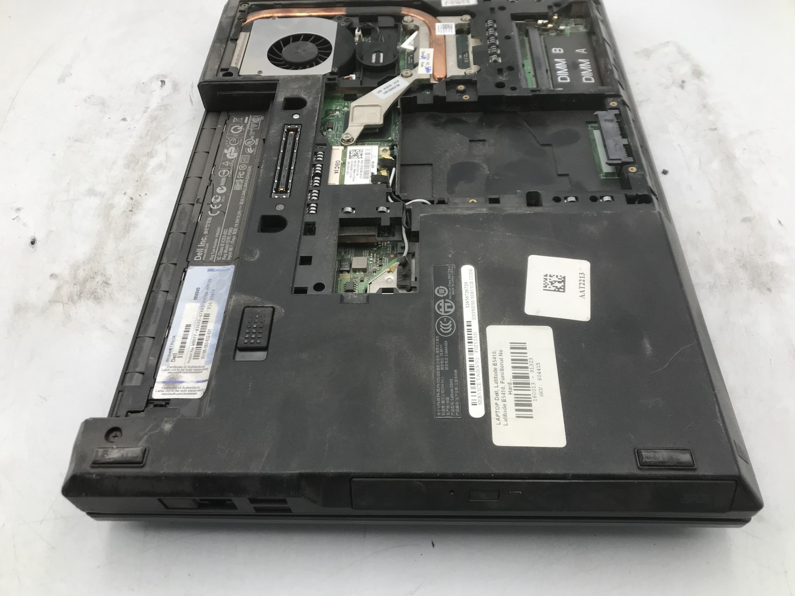 DELL LATITUDE E5410 – BOOTS TO BIOS – INTEL I3 M370 – NO RAM – READ DESCRIP – BB