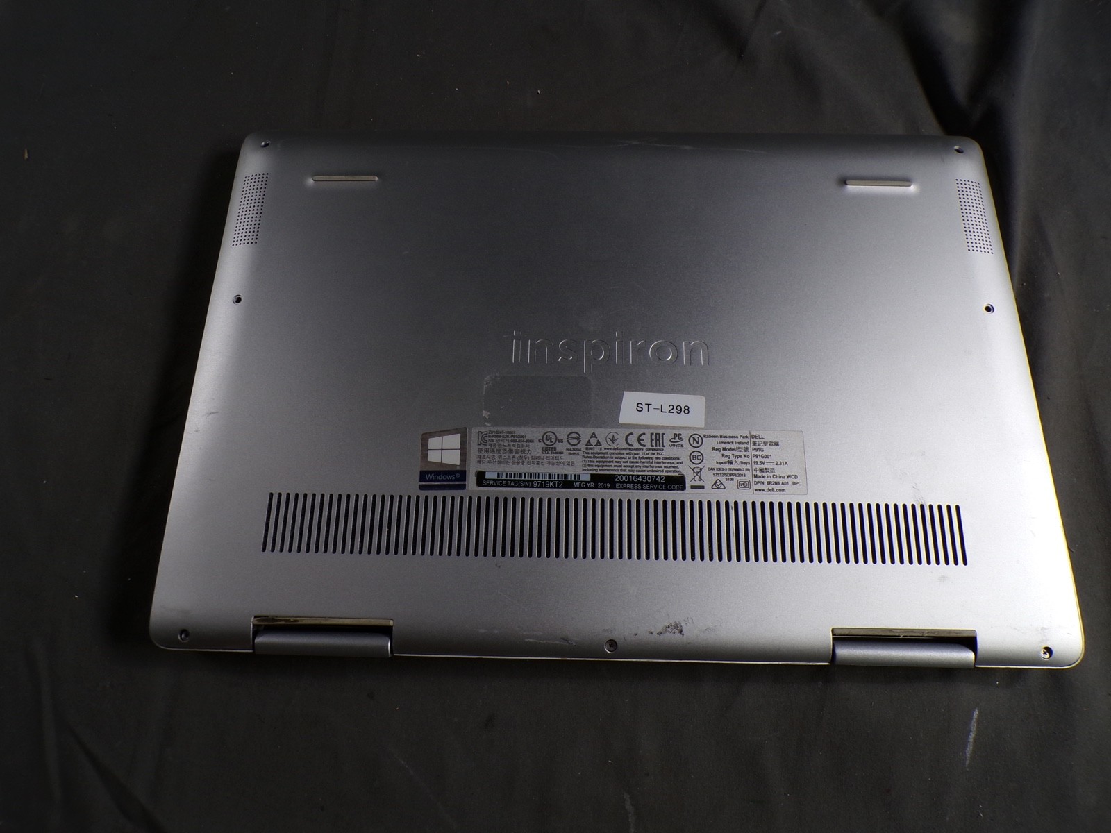 DELL INSPIRION 7386 INTEL CORE i5-8265U 1.60GHZ 8GB RAM **NO HD/ NO CADDIE