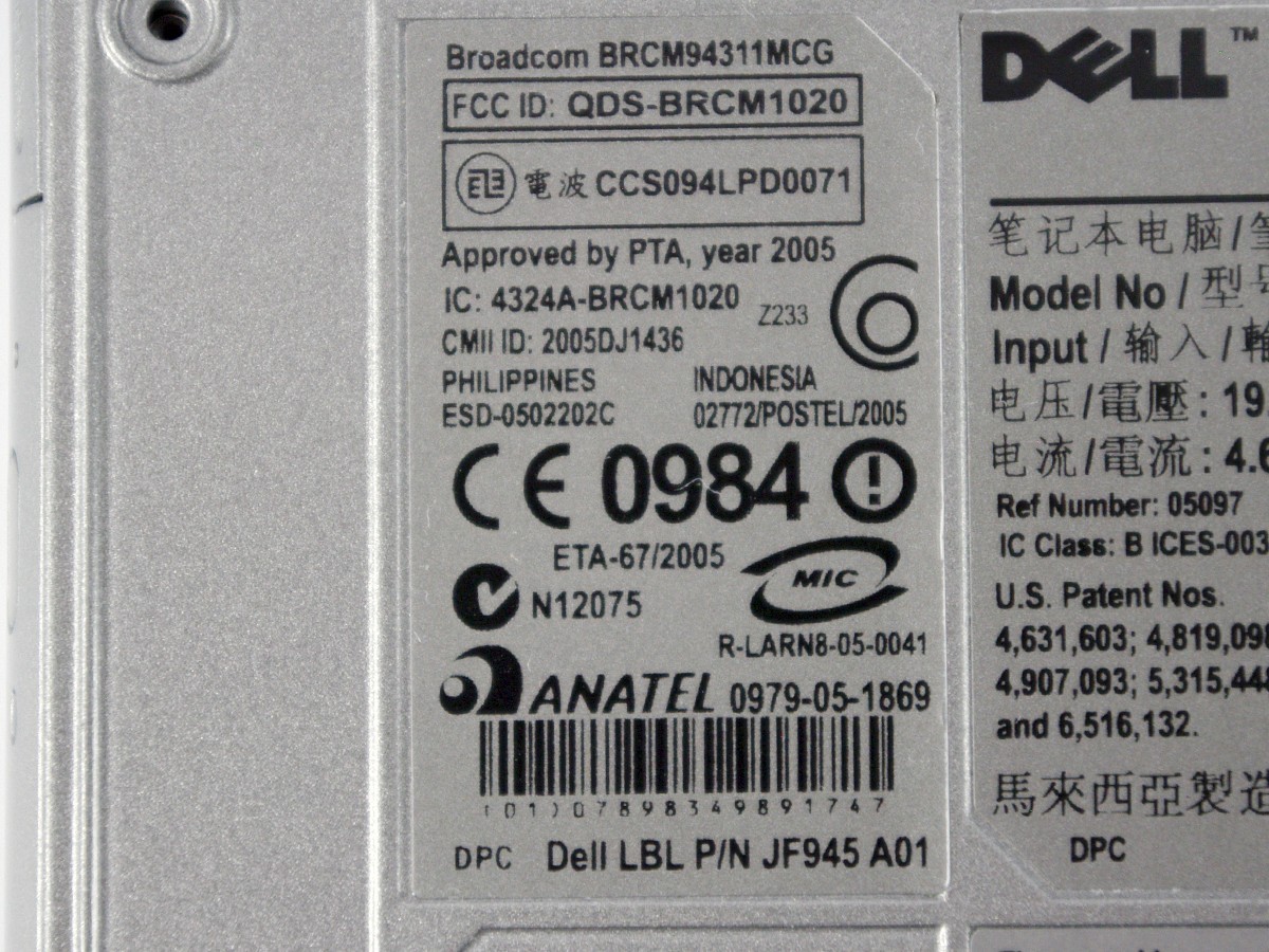 Dell Latitude D620 160GB HD 2GB RAM WinXP+SP3