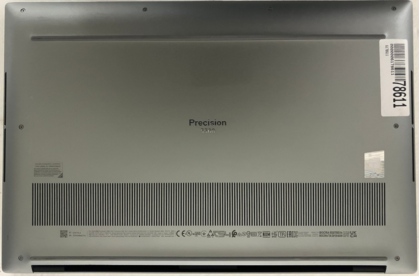 Dell Precision 5560 15″ NVIDIA RTX A2000 2.6GHz Intel Core i9-11950H 64GB 1TB