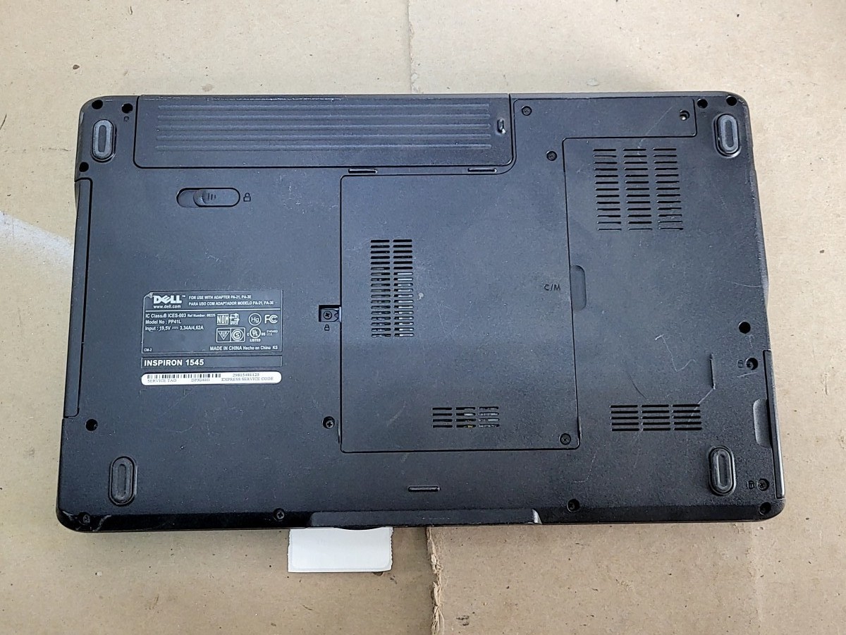 DELL INSPIRON 1545 15.6″ Laptop PENTIUM DUAL T3400 3GB 160GB BLUE SEE NOTES