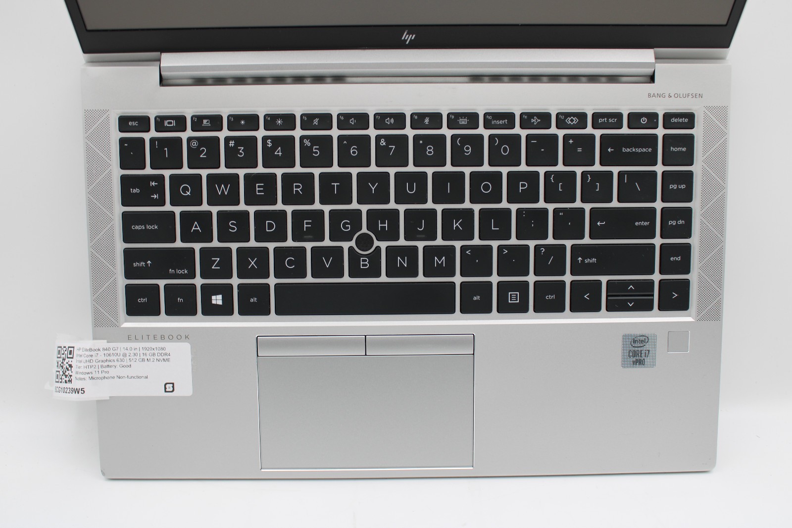 HP EliteBook 840 G7 i7-10610U @ 1.8 GHz 16GB RAM _ 512GB SSD Win11P *READ