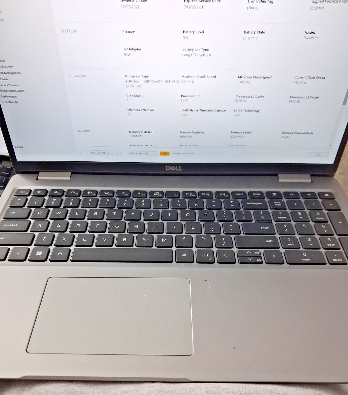 Dell Latitude 5520 i5-1145G7, 32gb RAM, 512gb NVME SSD, Windows 11 PRO