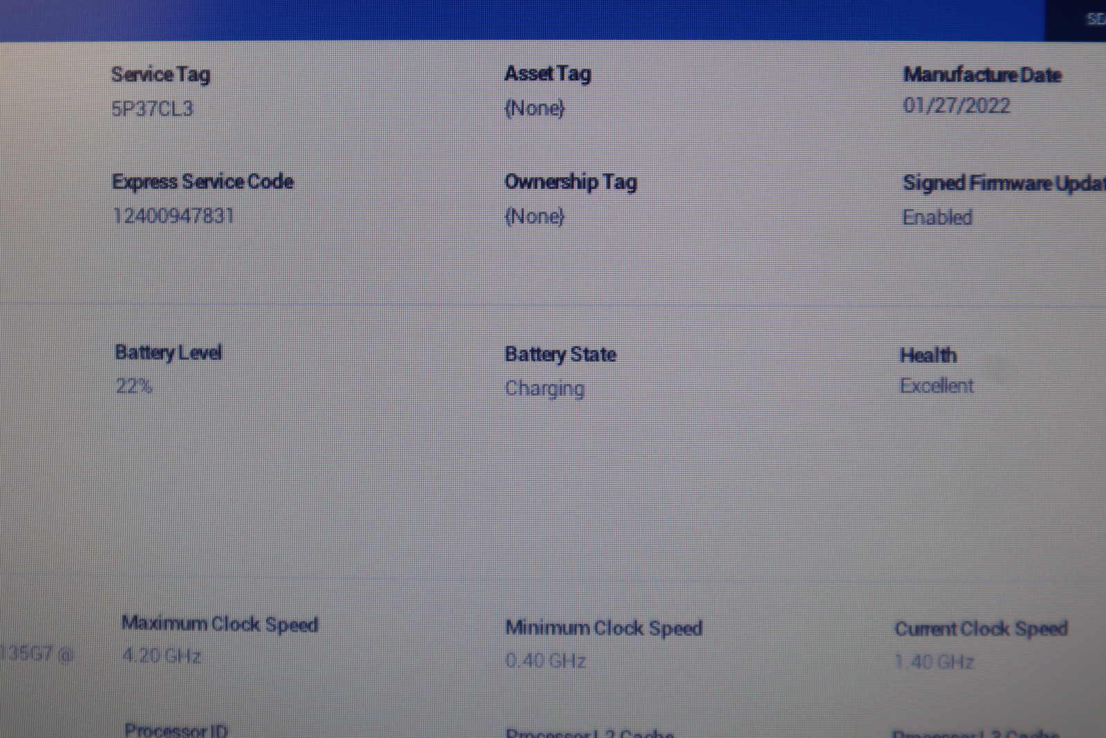 Dell Latitude 3520 Laptop 11th Gen i5 16GB RAM 512GB NVMe Win 11 Pro