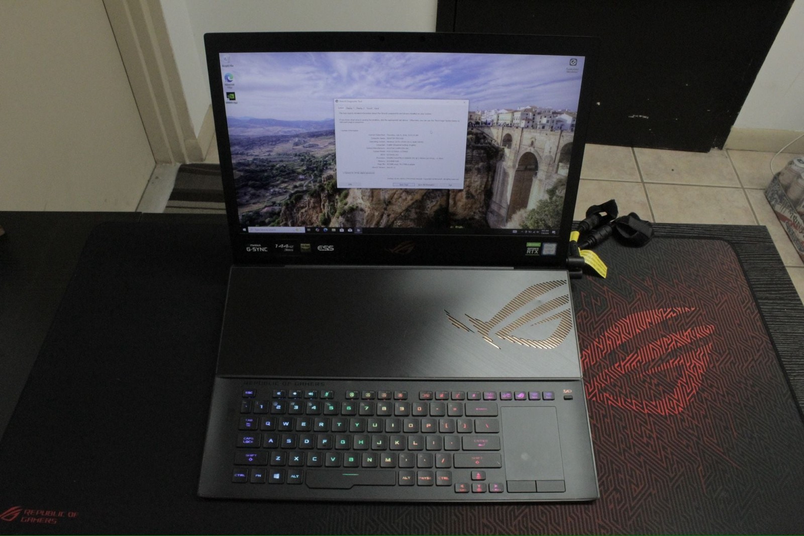 ASUS ROG Mothership GZ700GX Gaming Laptop with i9-9980HK, RTX 2080, and 64GB RAM
