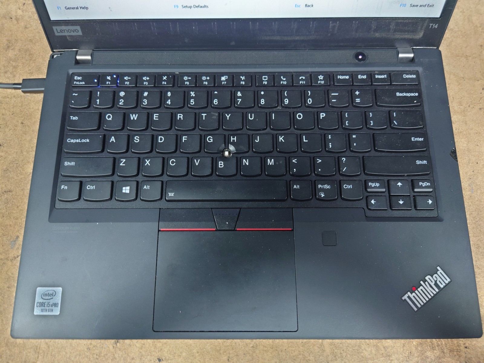Lenovo ThinkPad T14 Gen 1 14″ FHD i5-10310U 16GB RAM 256GB SSD No OS