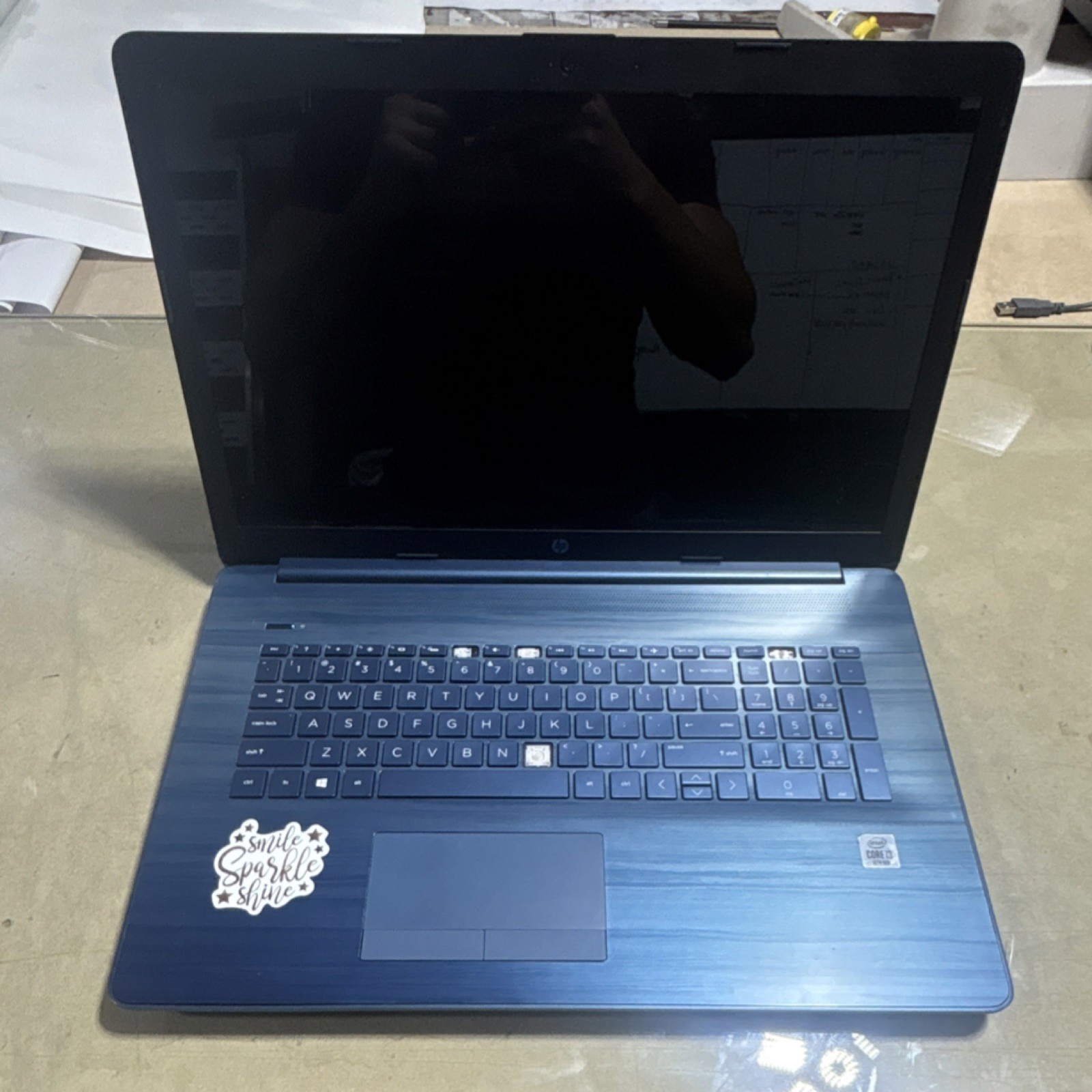 HP 17-by3018cy Notebook Laptop PC Blue Casual Computing Portable Computer